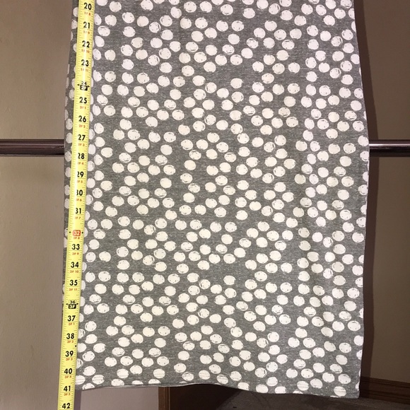 LuLa Roe Dress, Julia, Gray/White, Sz L, NWT! - Picture 9 of 12